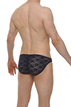 Bikini Murlin Dentelle Navy - PetitQ Underwear - Lingerie masculine sexy et sous-vêtements pour homme originaux