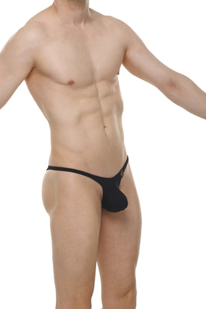 Bikini Plellis Joe Noir - PetitQ Underwear - Lingerie masculine sexy et sous-vêtements pour homme originaux