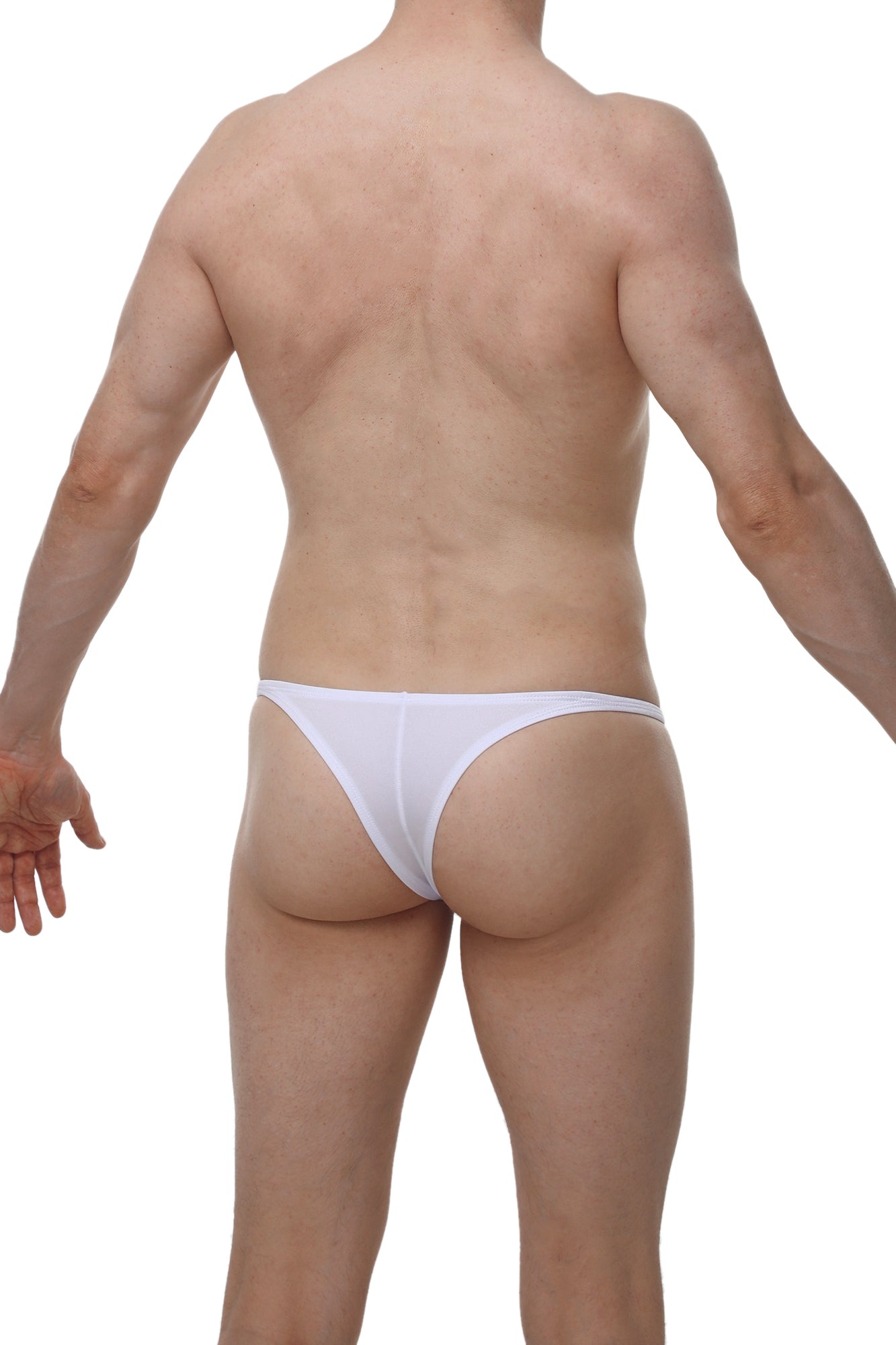 Bikini Plellis Joe Blanc - PetitQ Underwear - Lingerie masculine sexy et sous-vêtements pour homme originaux