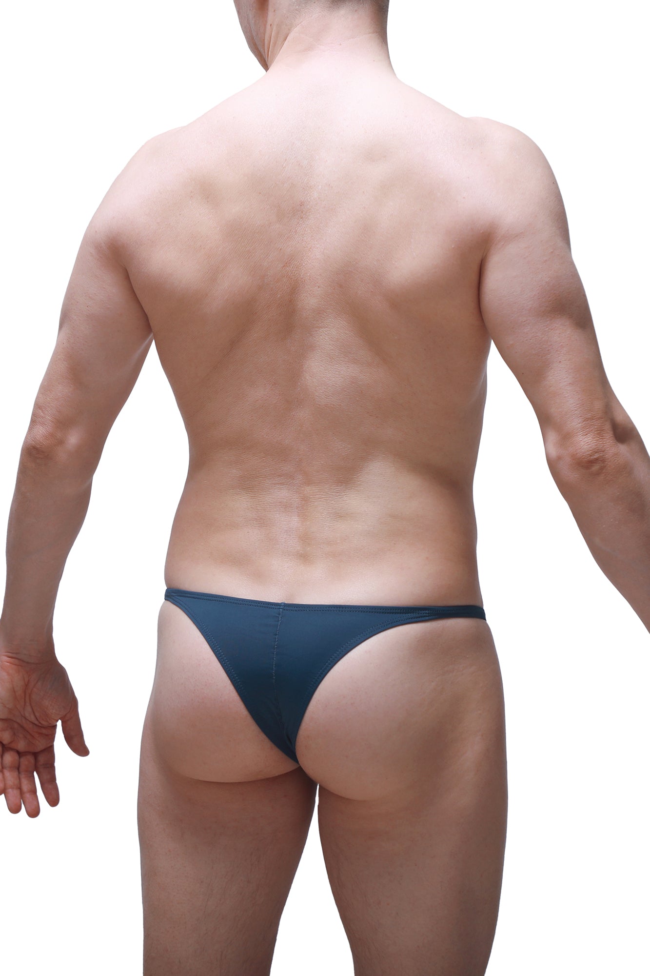 Bikini Plellis Bleu de Prusse - PetitQ Underwear - Lingerie masculine sexy et sous-vêtements pour homme originaux