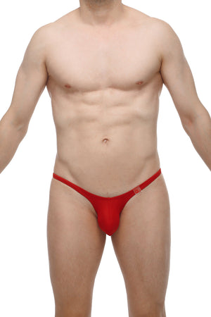 Bikini Plellis Rouge - PetitQ Underwear - Lingerie masculine sexy et sous-vêtements pour homme originaux