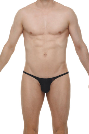 Bikini Plellis Noir - PetitQ Underwear - Lingerie masculine sexy et sous-vêtements pour homme originaux