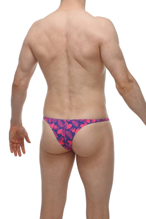 Bikini Plellis Tropical Hearts - PetitQ Underwear - Lingerie masculine sexy et sous-vêtements pour homme originaux