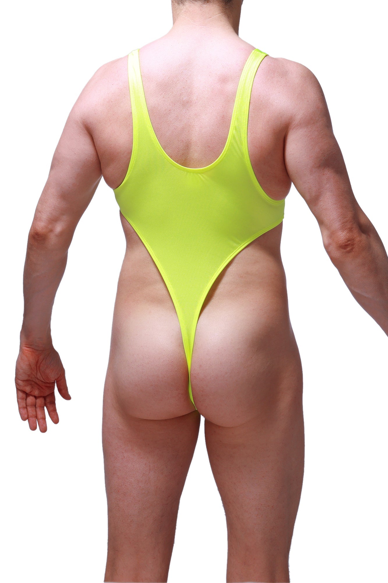 Carbay Joe Neon Yellow Thong Bodysuit