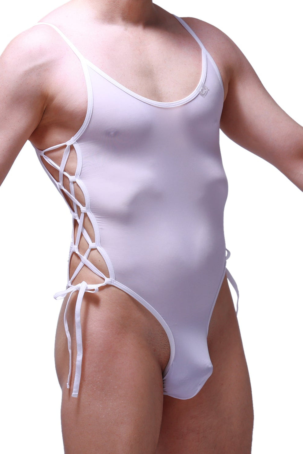 Pflaumenweißer Schnürbody