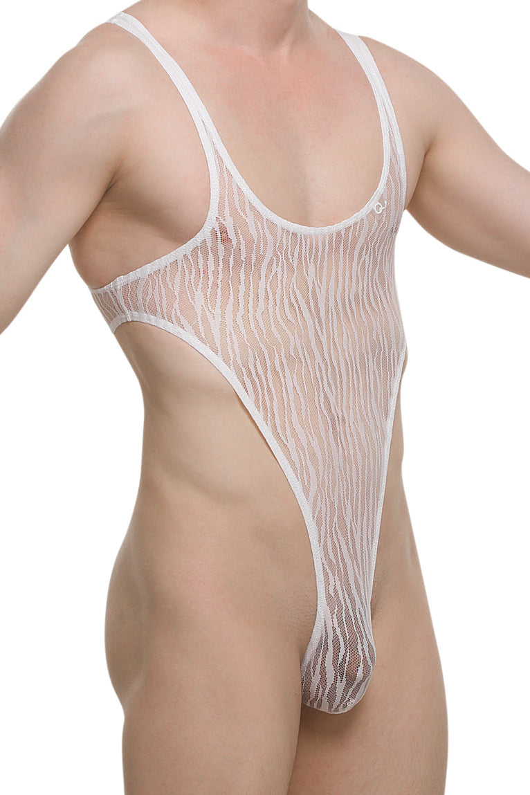 Bodystring Carbay Dentelle Savane Blanc