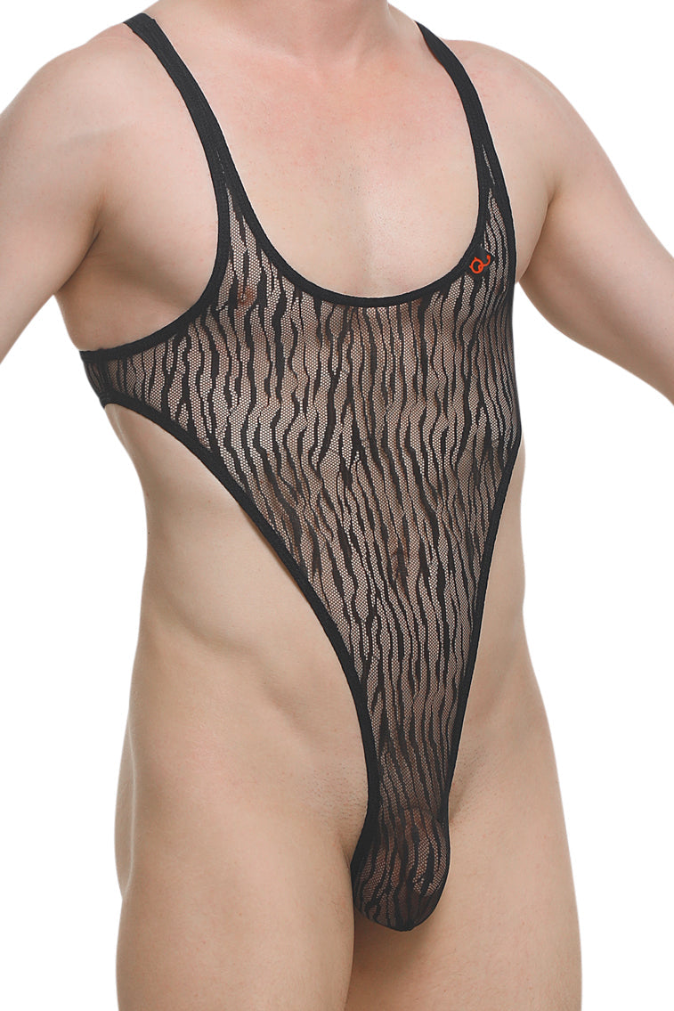 Bodystring Carbay Dentelle Savane Noir