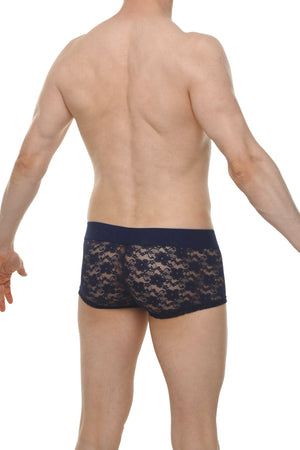 Boxer Algun Dentelle Navy - PetitQ Underwear - Lingerie masculine sexy et sous-vêtements pour homme originaux