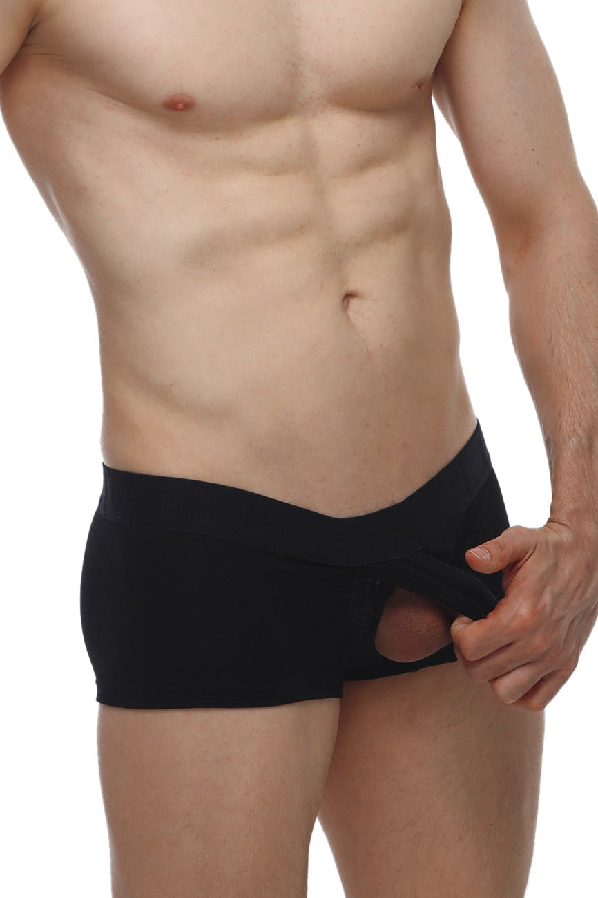 Boxer Algun Modal Noir - PetitQ Underwear - Lingerie masculine sexy et sous-vêtements pour homme originaux