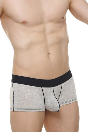 Boxer Dome Modal Gris - PetitQ Underwear - Lingerie masculine sexy et sous-vêtements pour homme originaux