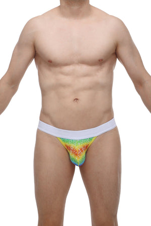 String Aubiat Arc-en-ciel - PetitQ Underwear - Lingerie masculine sexy et sous-vêtements pour homme originaux