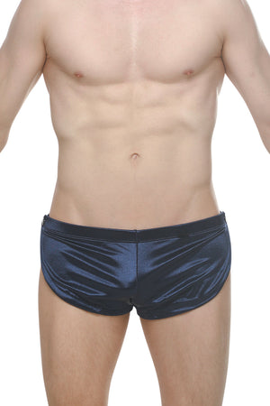 Short Snap Satin Encre - PetitQ Underwear - Lingerie masculine sexy et sous-vêtements pour homme originaux