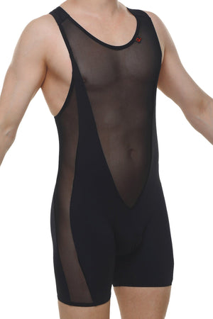 Singlet Bassun Noir - PetitQ Underwear - Lingerie masculine sexy et sous-vêtements pour homme originaux