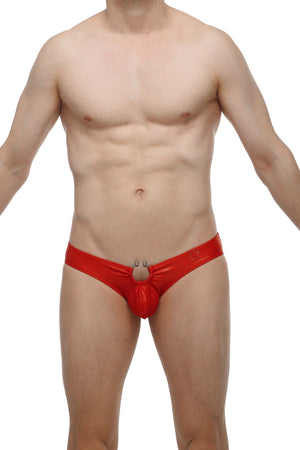 Bikini Cuxac Rouge - PetitQ Underwear - Lingerie masculine sexy et sous-vêtements pour homme originaux
