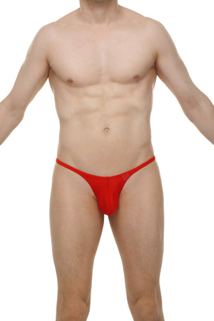 String Cernier Plum Rouge - PetitQ Underwear - Lingerie masculine sexy et sous-vêtements pour homme originaux