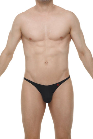 String Plellis Skine Noir - PetitQ Underwear - Lingerie masculine sexy et sous-vêtements pour homme originaux