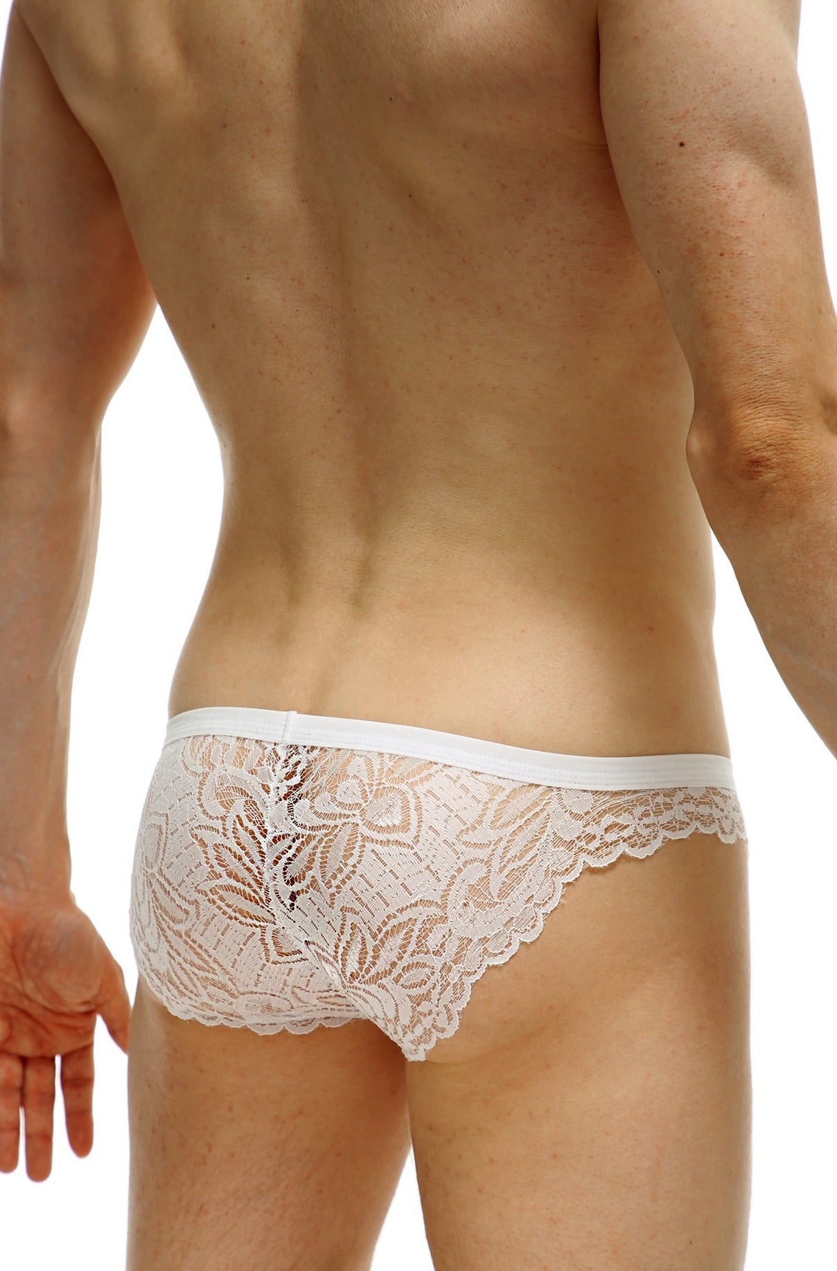 Tregunc White Lace Bikini