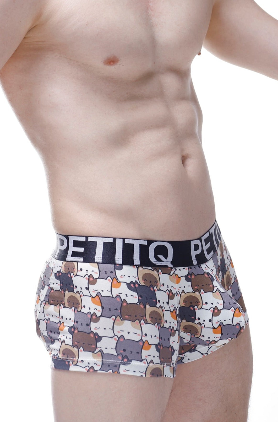 Boxer Protruder Kitty – PetitQ Underwear - Lingerie masculine sexy et sous- vêtements pour homme originaux