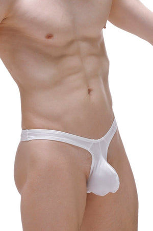 String Argis Joe Blanc - PetitQ Underwear - Lingerie masculine sexy et sous-vêtements pour homme originaux