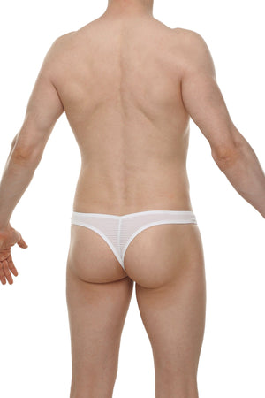 String Bulan Skine Blanc - PetitQ Underwear - Lingerie masculine sexy et sous-vêtements pour homme originaux