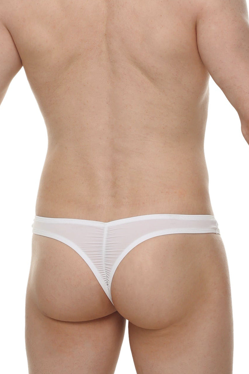 String Bulan Skine Blanc - PetitQ Underwear - Lingerie masculine sexy et sous-vêtements pour homme originaux