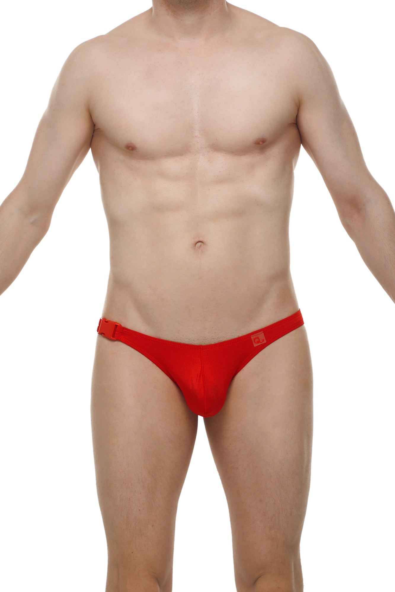 Bikini Clip Joe Rouge - PetitQ Underwear - Lingerie masculine sexy et sous-vêtements pour homme originaux