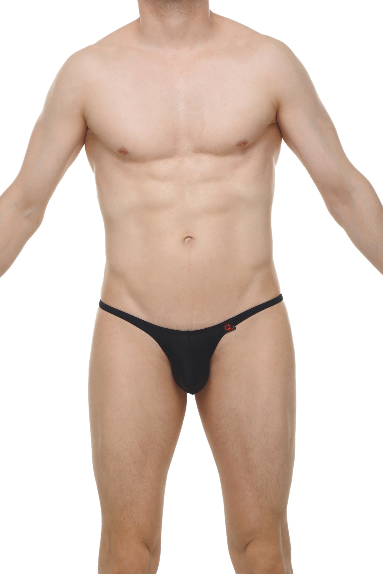 Bikini Plellis Plum Noir - PetitQ Underwear - Lingerie masculine sexy et sous-vêtements pour homme originaux