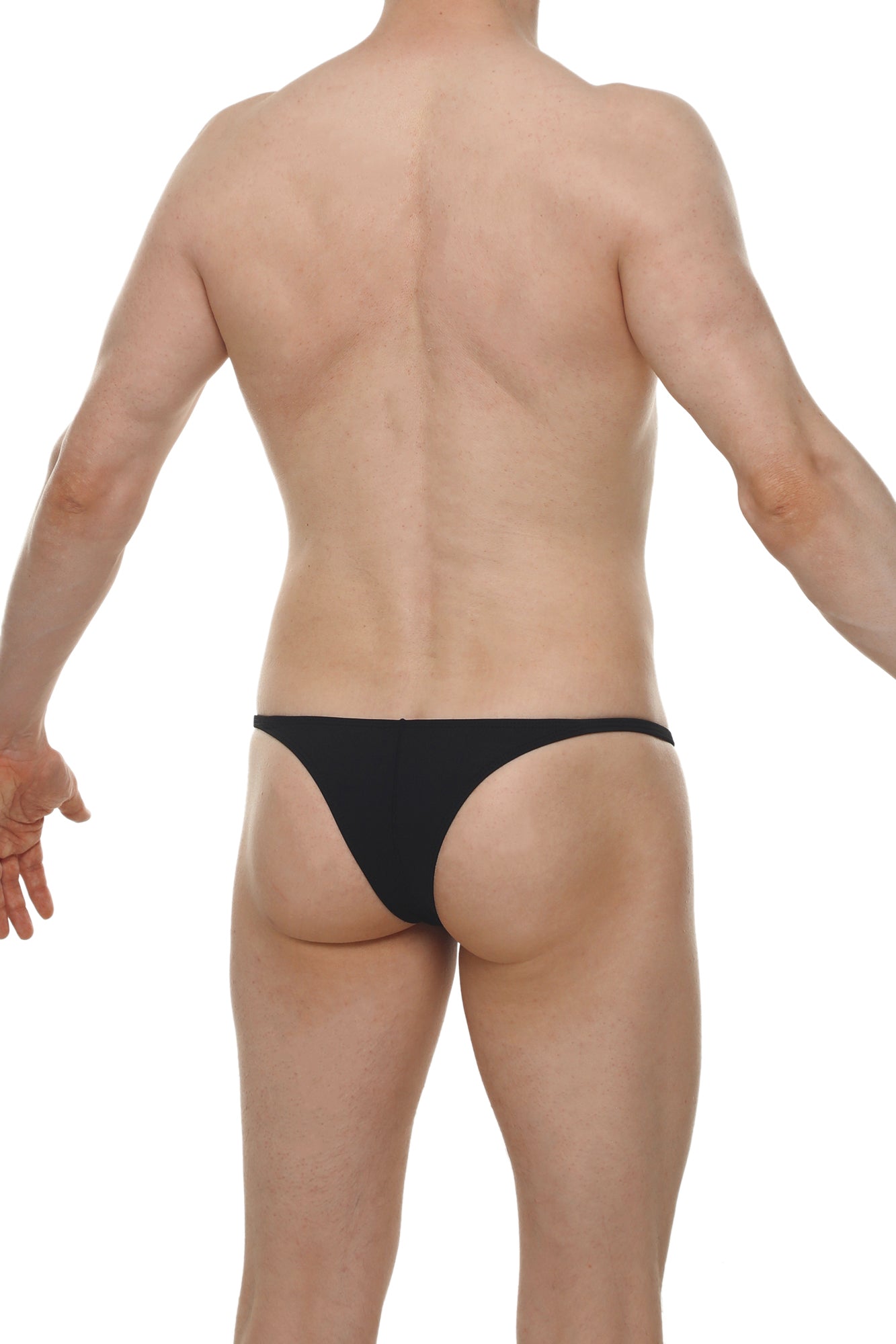 Bikini Plellis Noir - PetitQ Underwear - Lingerie masculine sexy et sous-vêtements pour homme originaux