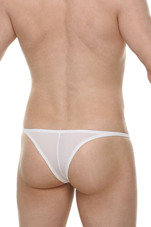 Bikini Plellis Blanc - PetitQ Underwear - Lingerie masculine sexy et sous-vêtements pour homme originaux