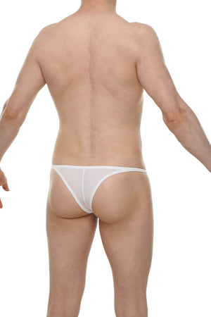 Bikini Plellis Blanc - PetitQ Underwear - Lingerie masculine sexy et sous-vêtements pour homme originaux
