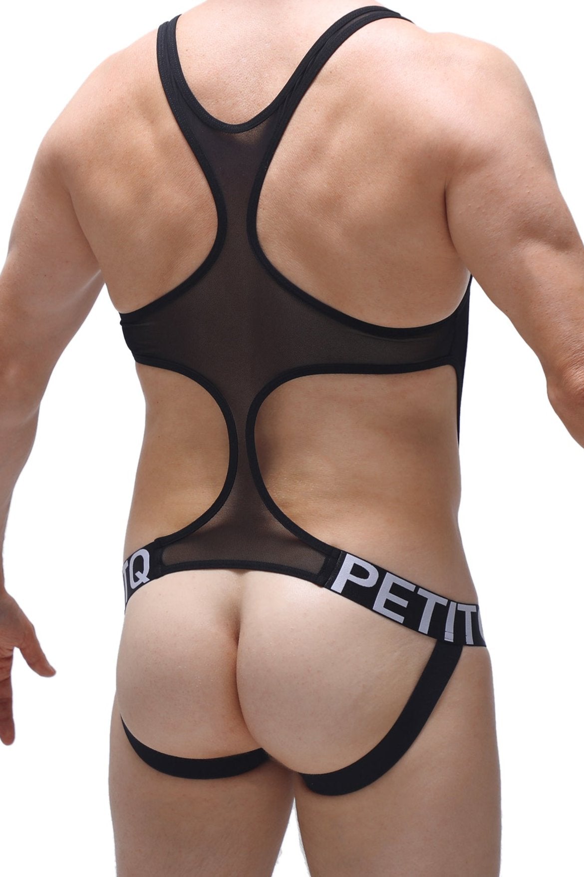 Oze Net Schwarzer Jockstrap-Body