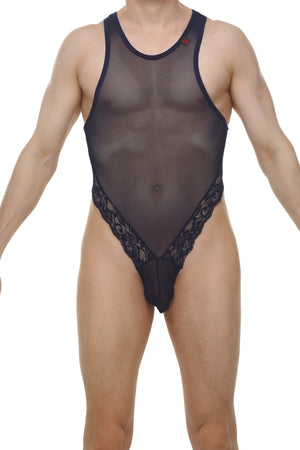 Bodystring Murol Net Navy - PetitQ Underwear - Lingerie masculine sexy et sous-vêtements pour homme originaux