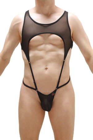 BodyString Naves Noir - PetitQ Underwear - Lingerie masculine sexy et sous-vêtements pour homme originaux