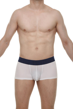 Boxer Dome Skine Blanc - PetitQ Underwear - Lingerie masculine sexy et sous-vêtements pour homme originaux