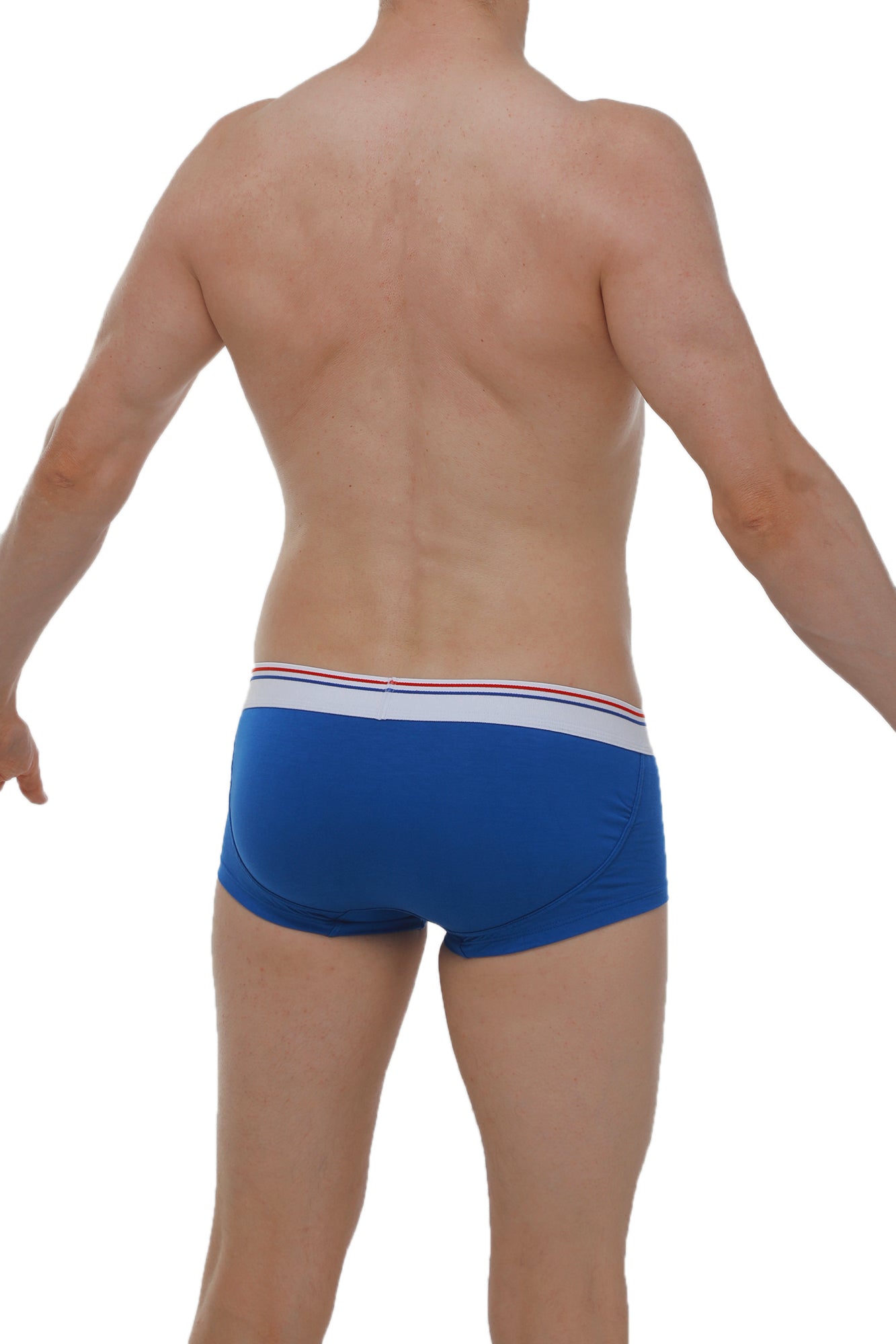Blaue Push-Up-Boxershorts