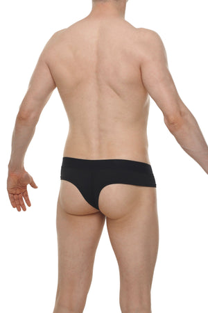 Slip Cheeky Skine Noir - PetitQ Underwear - Lingerie masculine sexy et sous-vêtements pour homme originaux