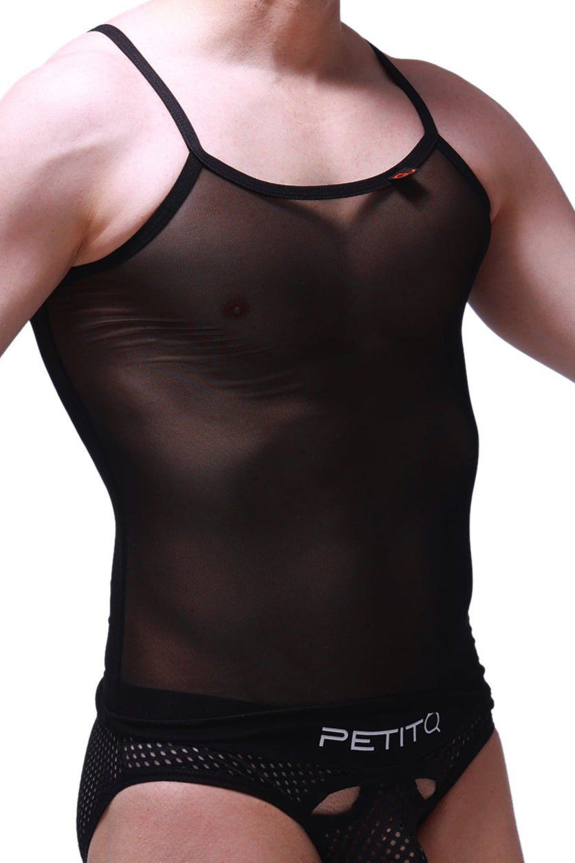 Débardeur Net Noir