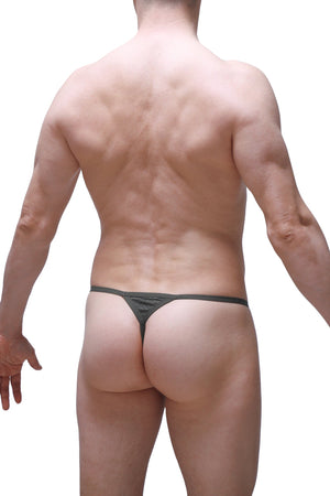 String Ficelle Crotchless Bee Vert - PetitQ Underwear - Lingerie masculine sexy et sous-vêtements pour homme originaux