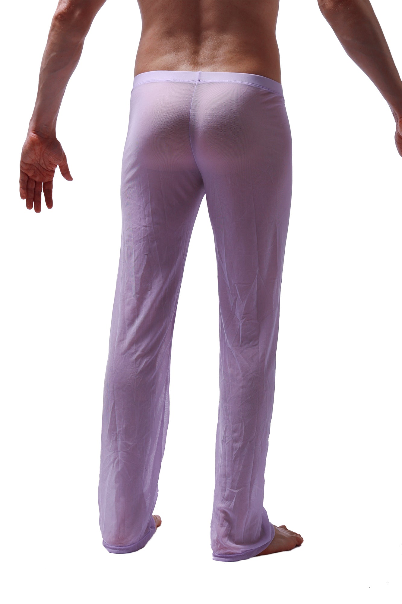 Lilac Transparent Pants