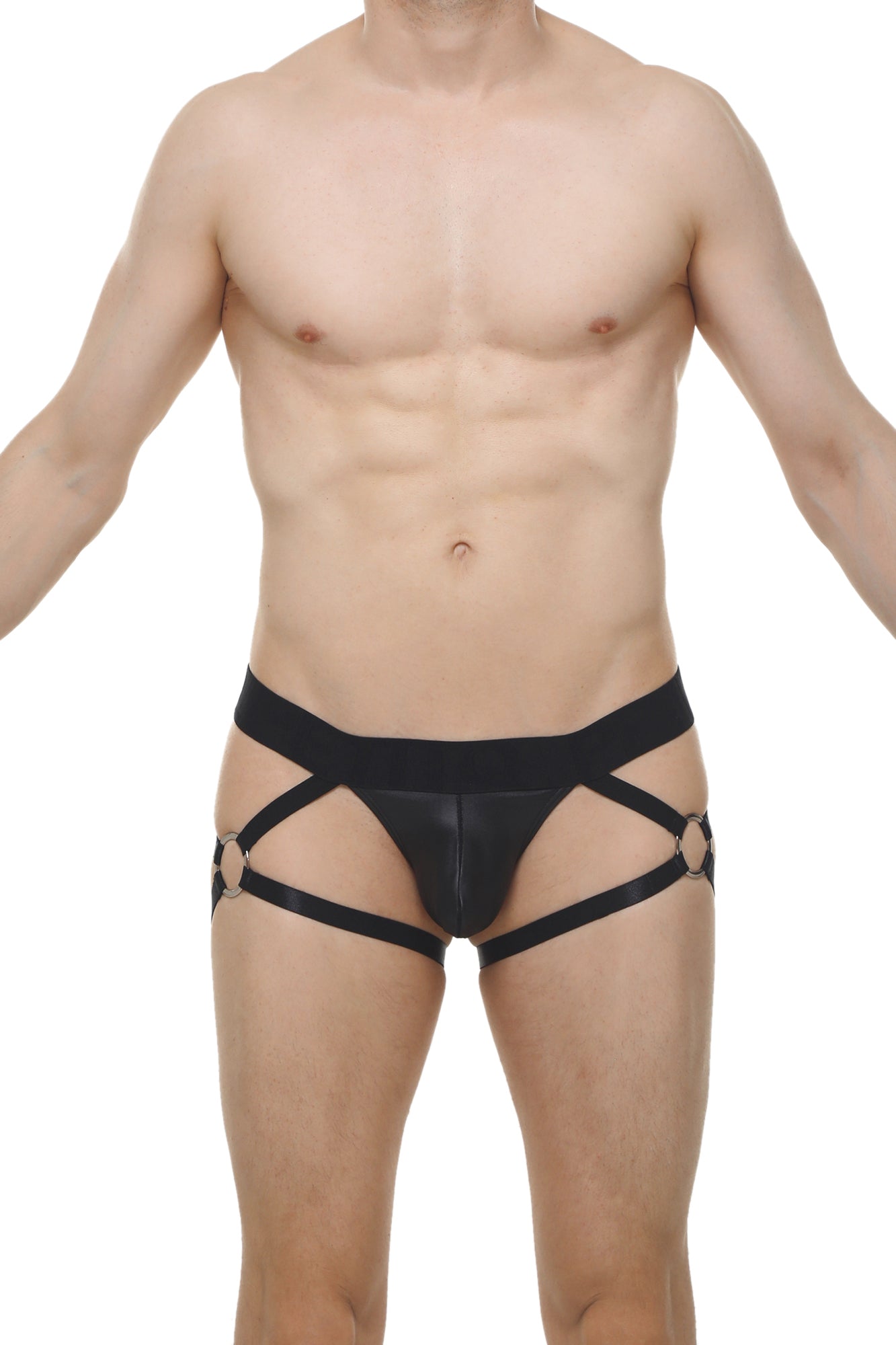 String Fleac Noir - PetitQ Underwear - Lingerie masculine sexy et sous-vêtements pour homme originaux