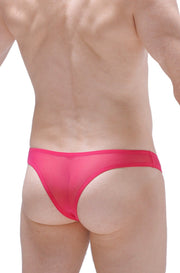 Bikini-Capri-Netz Fuchsia