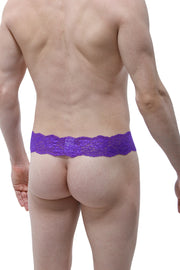 Slingshot Dentelle Violet - PetitQ Underwear