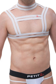 Harnais Kisin Blanc - PetitQ Underwear