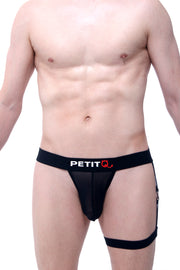 String PetitQ Adventure Transparent Noir - PetitQ Underwear
