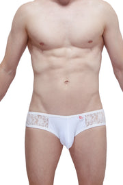 Slip Viviez Dentelle Blanc - PetitQ Underwear